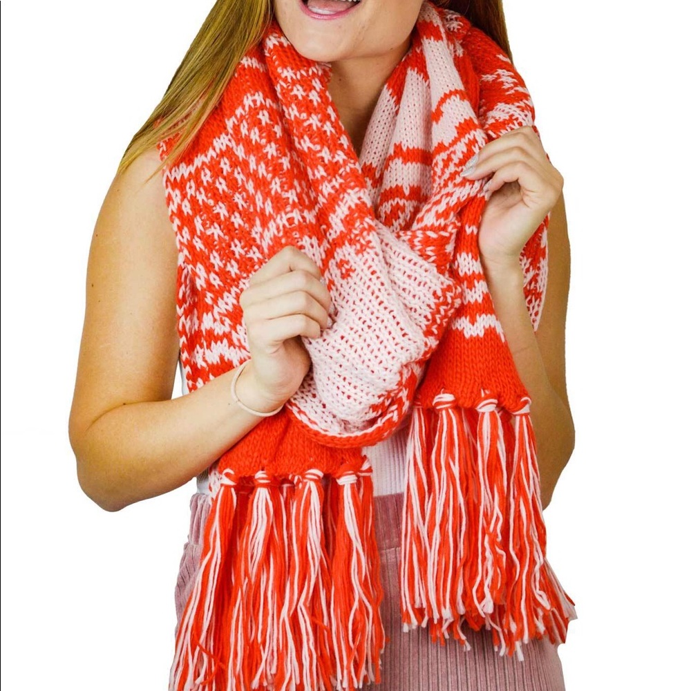 Free People Mile High Fleece Fringe Scarf